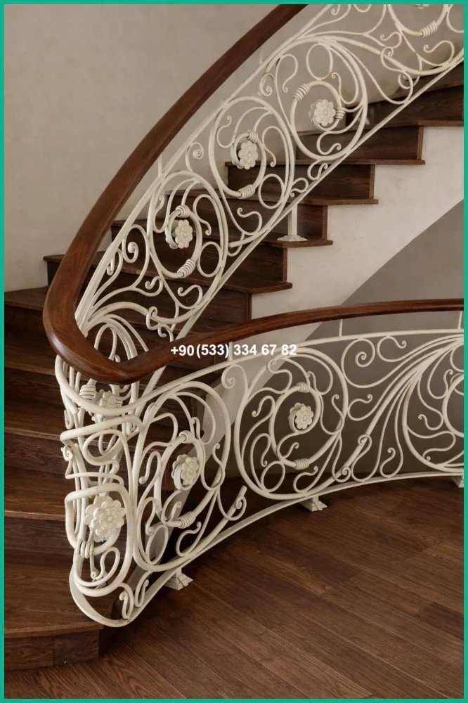 MERDİVEN KORKULUKLARI- MERDİVEN KORKULUK TASARIMI tas21750