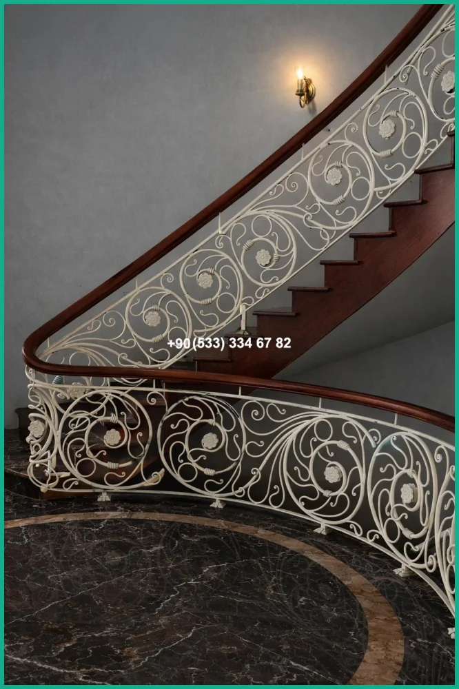 MERDİVEN KORKULUKLARI- MERDİVEN KORKULUK TASARIMI tas21753