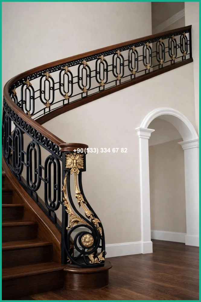 MERDİVEN KORKULUKLARI- MERDİVEN KORKULUK TASARIMI tas21950