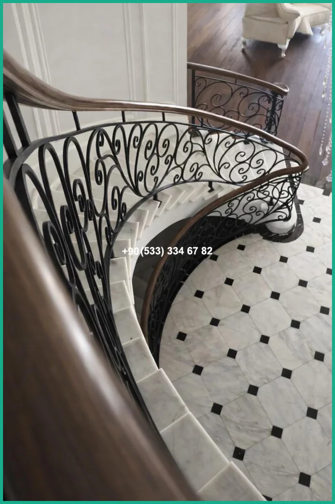 MERDİVEN KORKULUKLARI- MERDİVEN KORKULUK TASARIMI tas21957