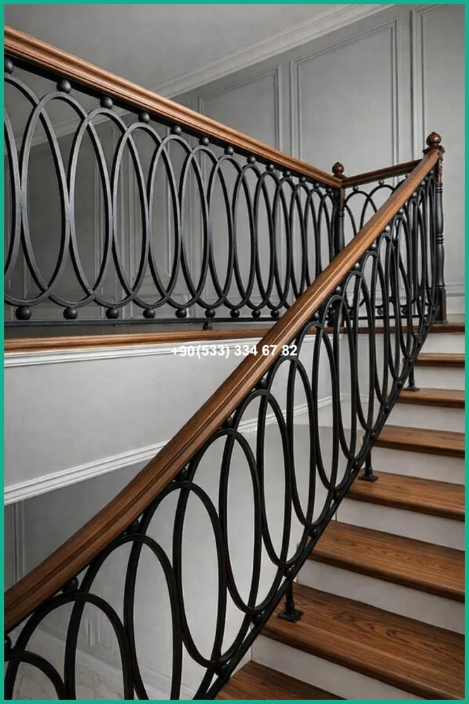 MERDİVEN KORKULUKLARI- MERDİVEN KORKULUK TASARIMI tas21958