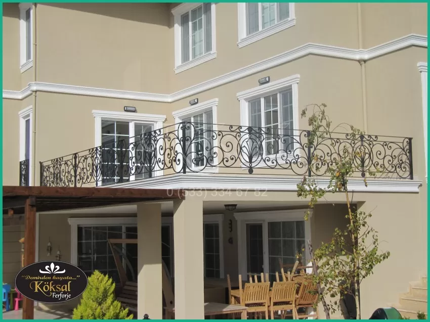 Teras Balkon Korkulukları - Ferforje Balkon Korkuluk - Demir Balkon Korkuluk