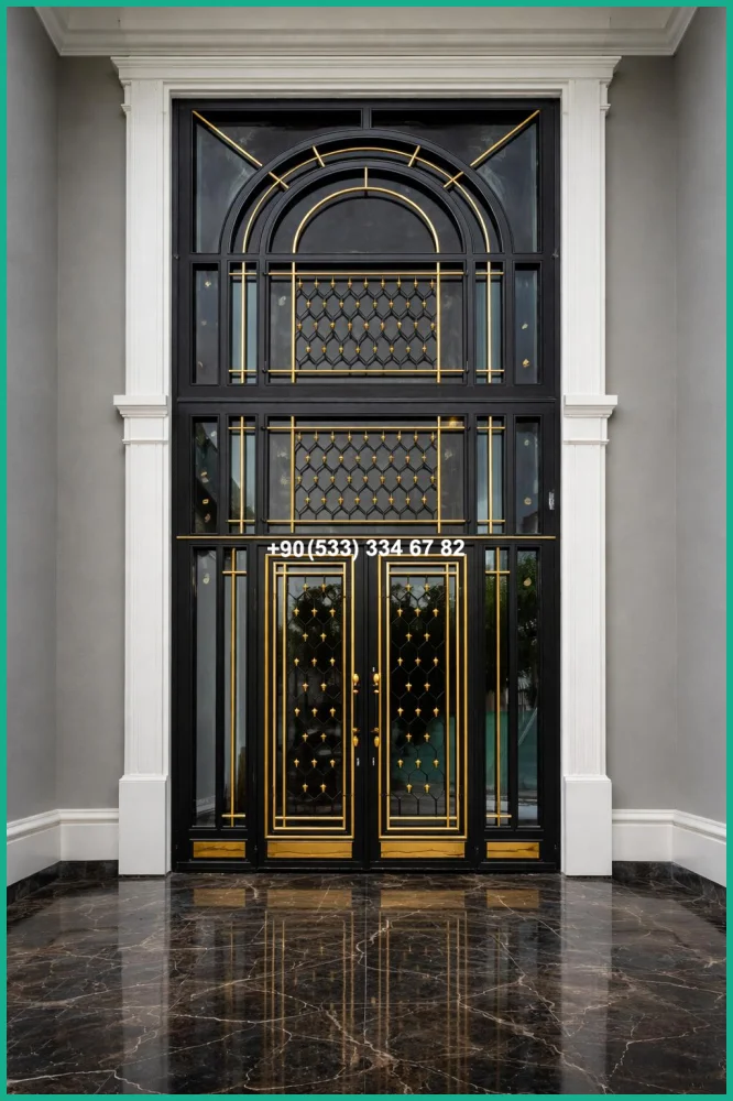 VİLLA KAPILARI-FERFORJE VİLLA KAPILAR-VİLLA GİRİŞ KAPILAR tas21910