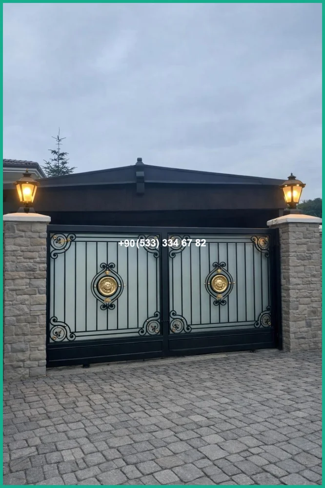 VİLLA KAPILARI-FERFORJE VİLLA KAPILAR-VİLLA GİRİŞ KAPILAR tas21917