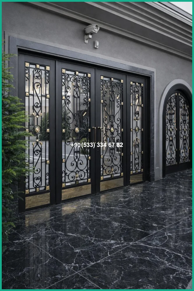 VİLLA KAPILARI-FERFORJE VİLLA KAPILAR-VİLLA GİRİŞ KAPILAR tas21918