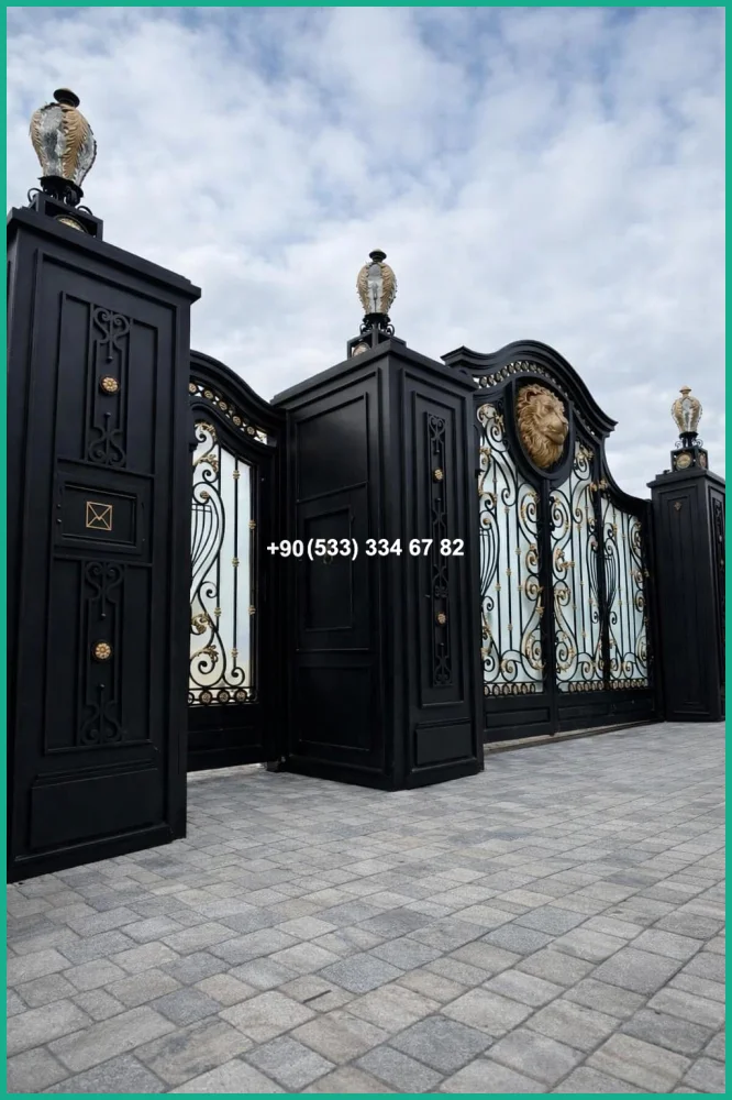 VİLLA KAPILARI-FERFORJE VİLLA KAPILAR-VİLLA GİRİŞ KAPILAR tas22031