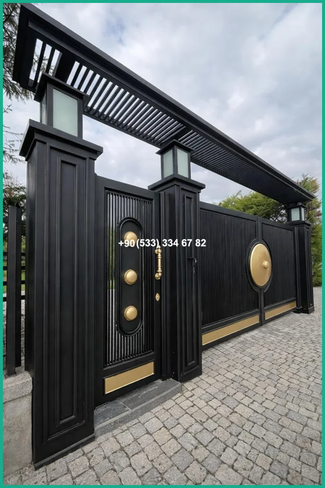 VİLLA KAPILARI-FERFORJE VİLLA KAPILAR-VİLLA GİRİŞ KAPILAR tas22032