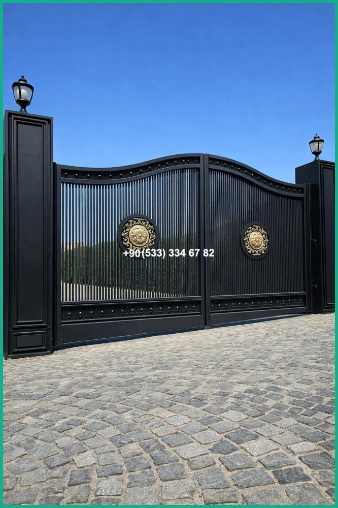 VİLLA KAPILARI-FERFORJE VİLLA KAPILAR-VİLLA GİRİŞ KAPILAR tas22034