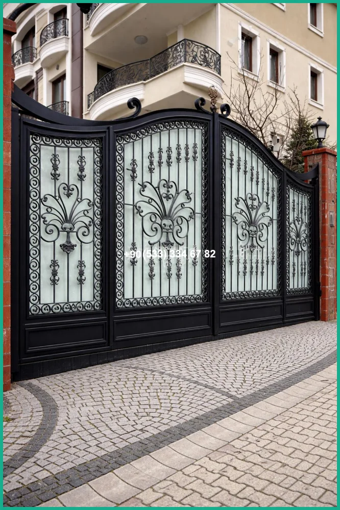 VİLLA KAPILARI-FERFORJE VİLLA KAPILAR-VİLLA GİRİŞ KAPILAR tas22037