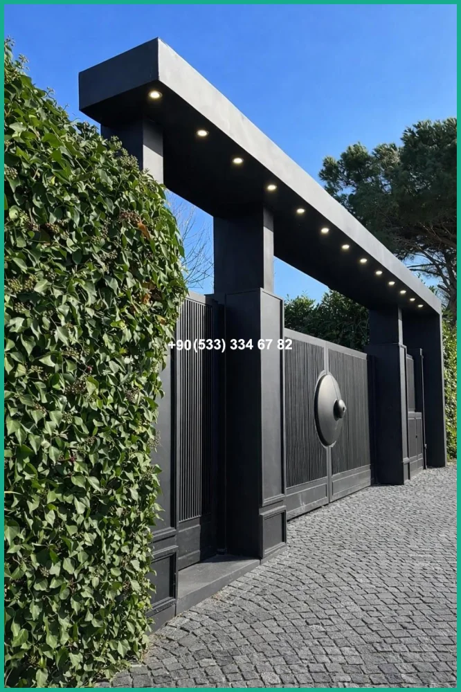 VİLLA KAPILARI-FERFORJE VİLLA KAPILAR-VİLLA GİRİŞ KAPILAR tas22038