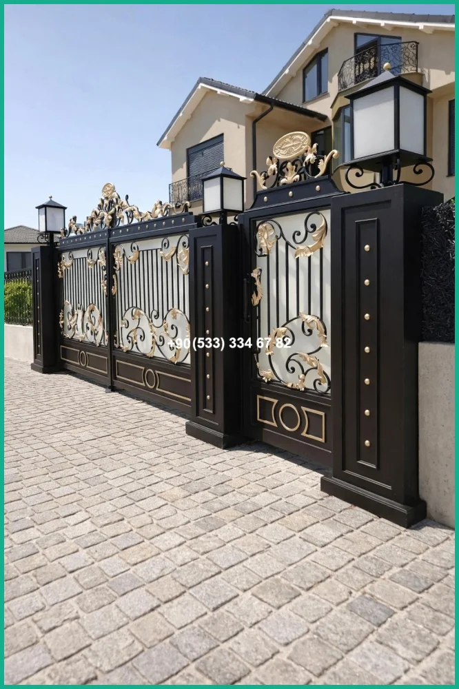 VİLLA KAPILARI-FERFORJE VİLLA KAPILAR-VİLLA GİRİŞ KAPILAR tas22039