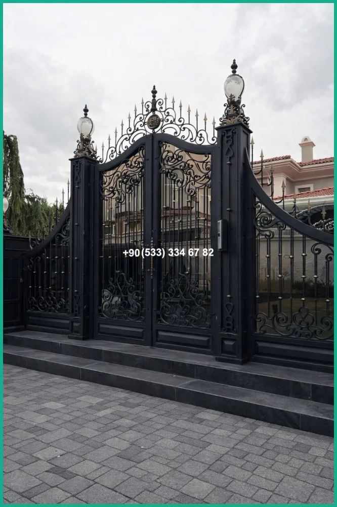 VİLLA KAPILARI-FERFORJE VİLLA KAPILAR-VİLLA GİRİŞ KAPILAR tas22042