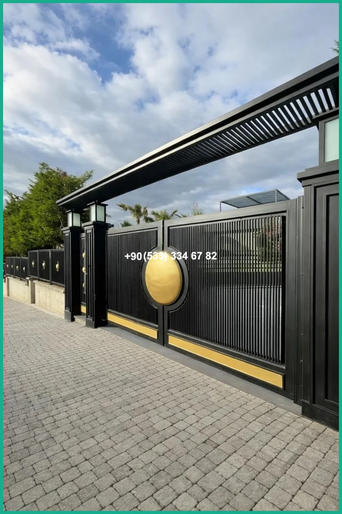 VİLLA KAPILARI-FERFORJE VİLLA KAPILAR-VİLLA GİRİŞ KAPILAR tas22044