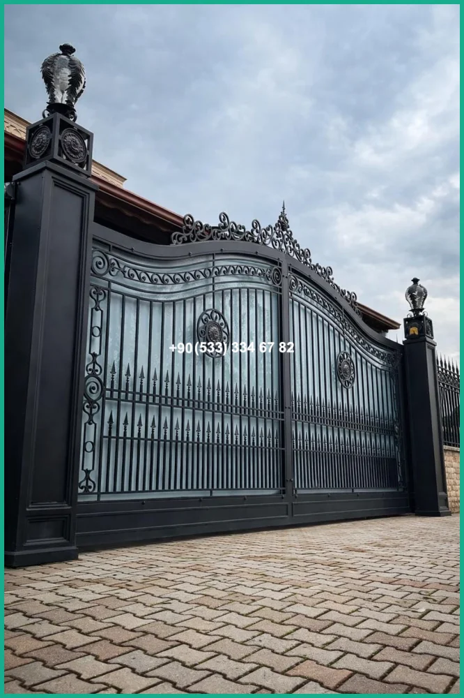 VİLLA KAPILARI-FERFORJE VİLLA KAPILAR-VİLLA GİRİŞ KAPILAR tas22081