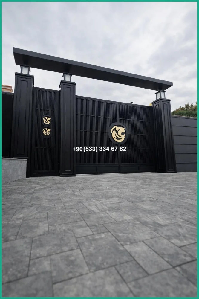 VİLLA KAPILARI-FERFORJE VİLLA KAPILAR-VİLLA GİRİŞ KAPILAR tas22086