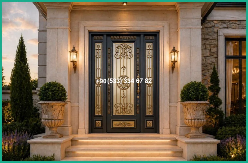 VİLLA KAPILARI-FERFORJE VİLLA KAPILAR-VİLLA GİRİŞ KAPILAR tas22107