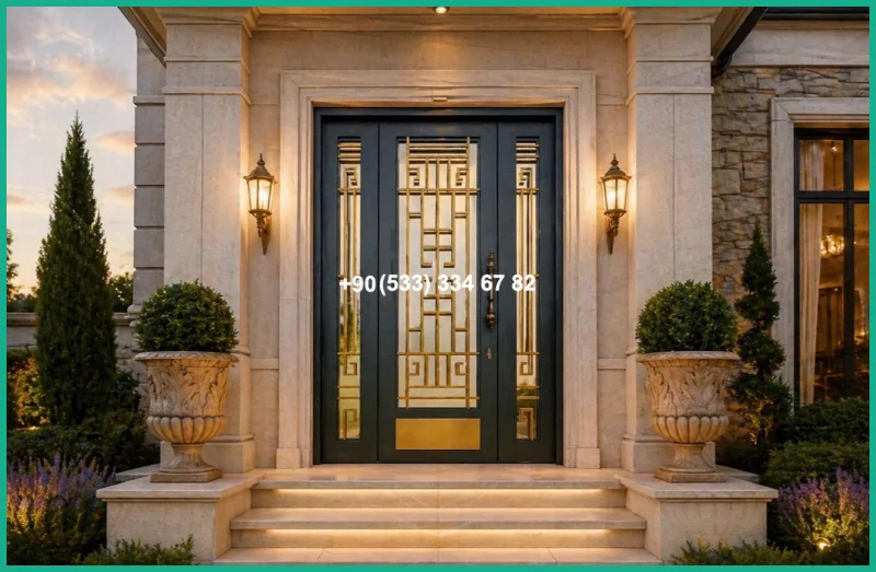 VİLLA KAPILARI-FERFORJE VİLLA KAPILAR-VİLLA GİRİŞ KAPILAR tas22108