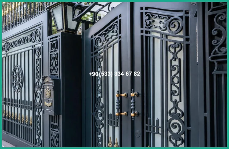 VİLLA KAPILARI-FERFORJE VİLLA KAPILAR-VİLLA GİRİŞ KAPILAR tas22172
