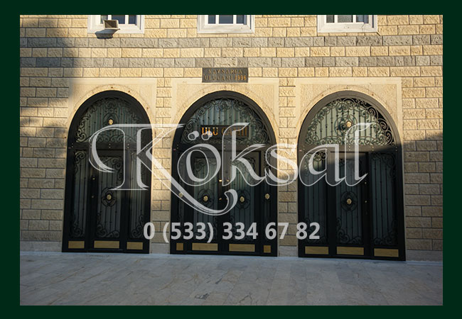 Ferforje Cami Kapıları Modelleri