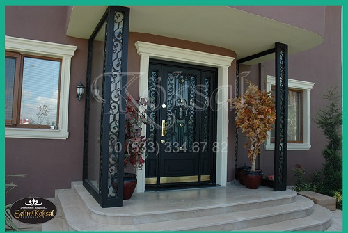 villa giriş kapıları - villa kapıları - ferforje villa kapıları - demir villa kapıları
